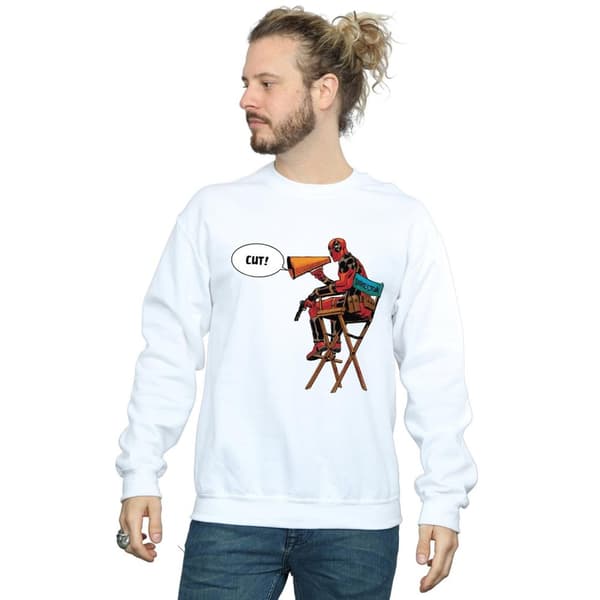 Marvel Mens Deadpool Director´s Chair Sweatshirt