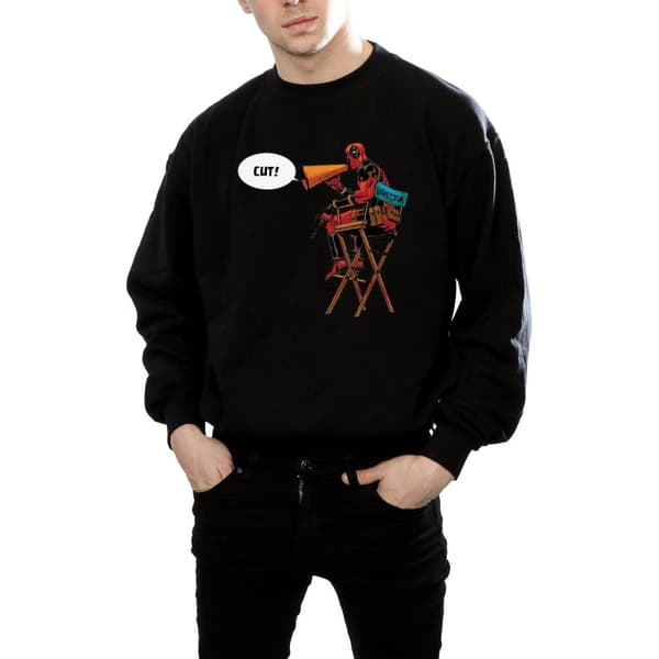 Marvel Mens Deadpool Director´s Chair Sweatshirt