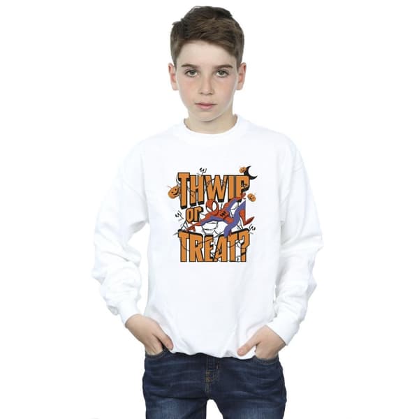 Marvel Boys Spider-Man Thwip Or Treat Sweatshirt