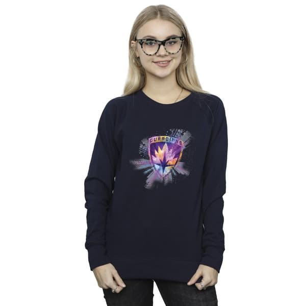 Marvel Dam/Tjej Guardians Of The Galaxy Abstrakt Star Lord Sweatshirt