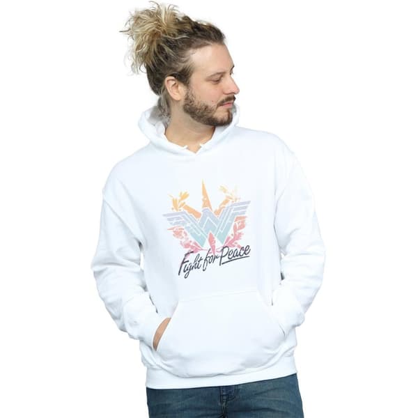 DC Comics Wonder Woman Fight For Peace-hoodie för herrar