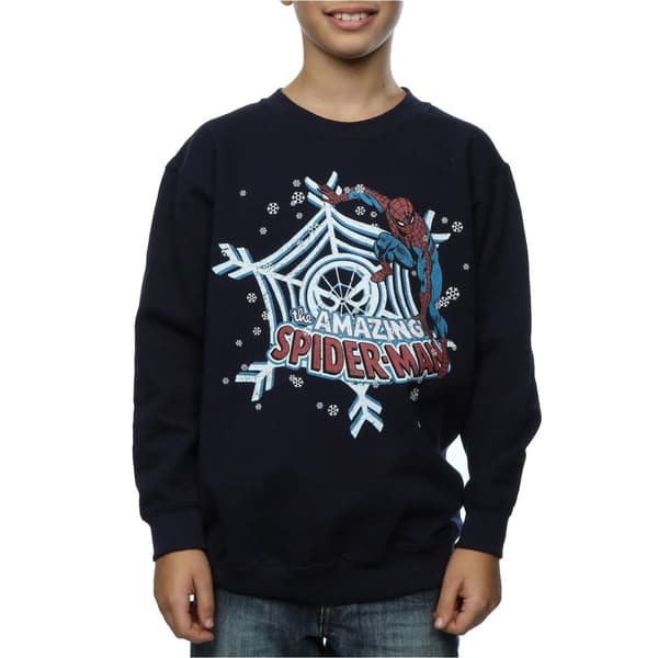 Marvel Boys Spider-Man Christmas Sweatshirt
