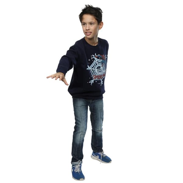 Marvel Boys Spider-Man Christmas Sweatshirt