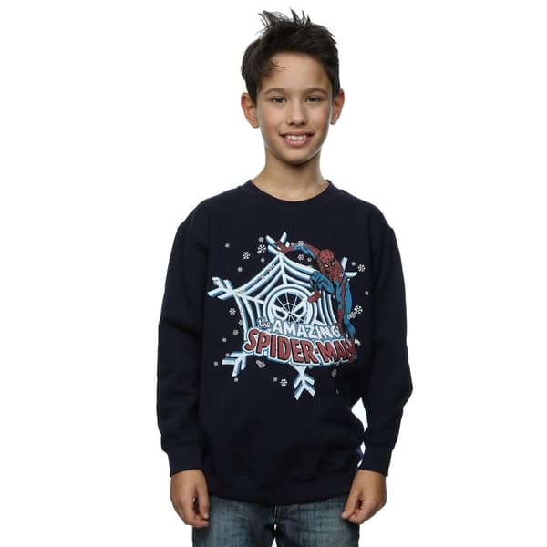 Marvel Boys Spider-Man Christmas Sweatshirt