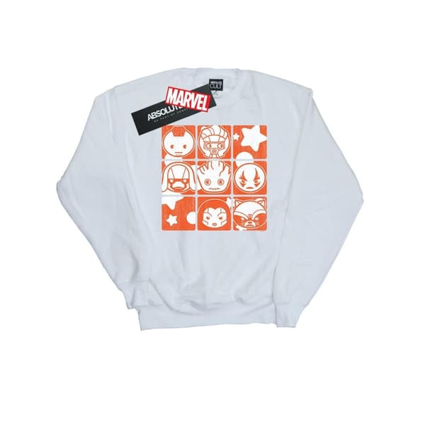 Marvel Womens/Ladies Kawaii Guardians Of The Galaxy Retro Sweatshirt