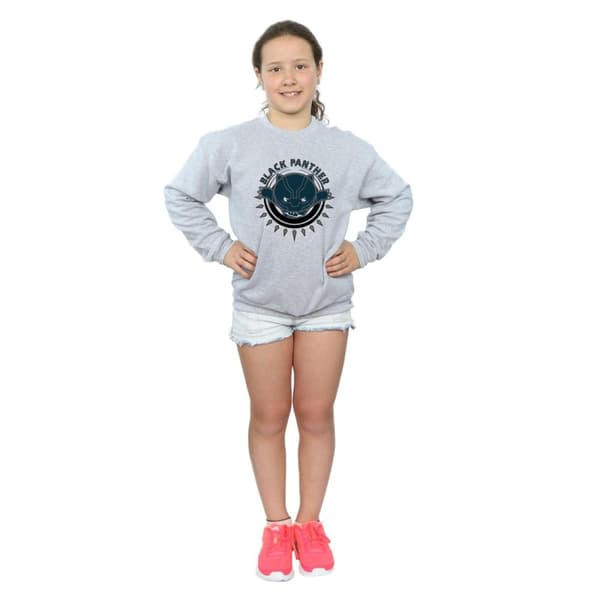 Marvel Girls Kawaii Black Panther Pounce Sweatshirt