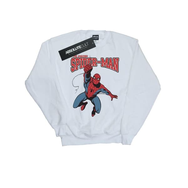 Marvel Girls Spider-Man Leap Sweatshirt