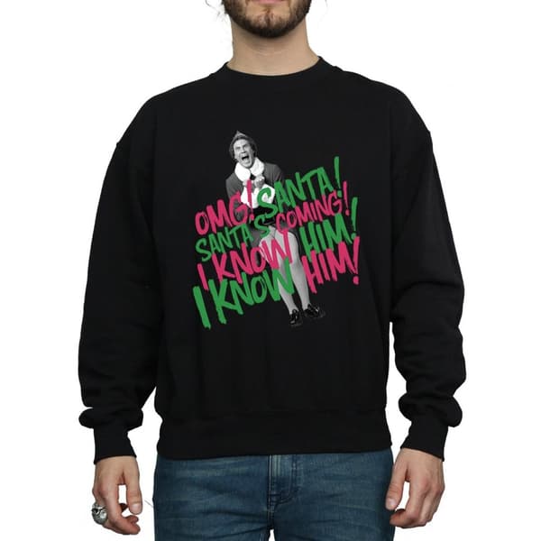 Elf Mens Santa´s Coming Sweatshirt