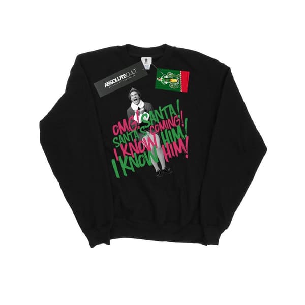 Elf Mens Santa´s Coming Sweatshirt