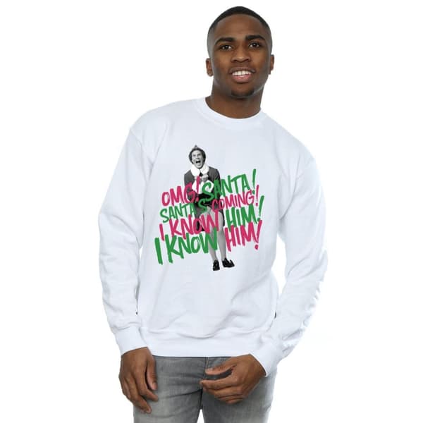 Elf Mens Santa´s Coming Sweatshirt