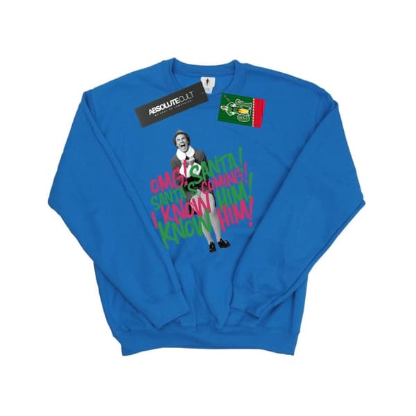 Elf Mens Santa´s Coming Sweatshirt