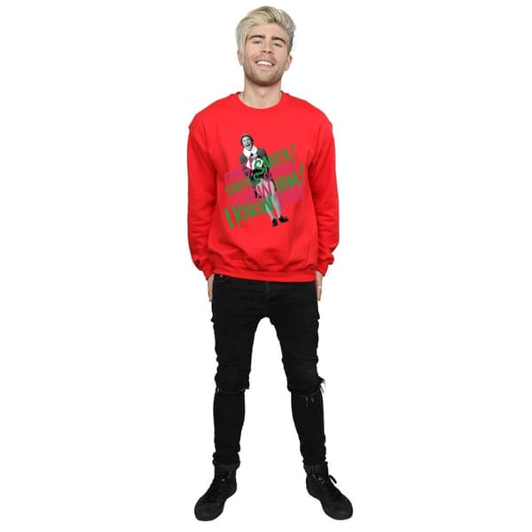 Elf Mens Santa´s Coming Sweatshirt