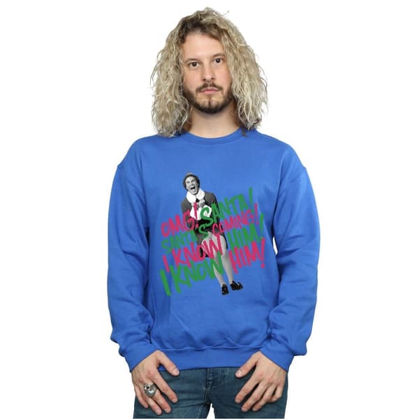 Elf Mens Santa´s Coming Sweatshirt