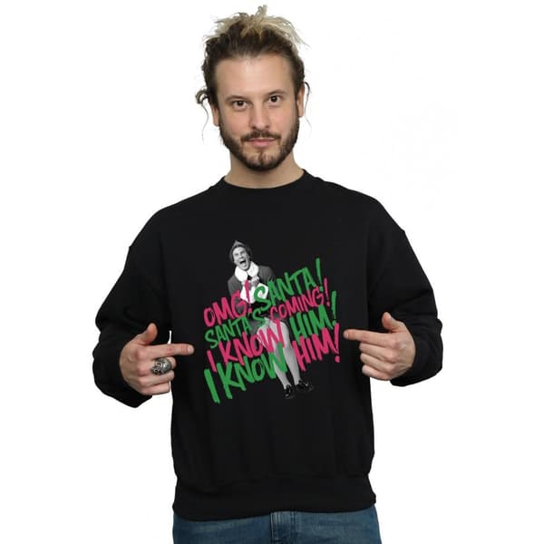 Elf Mens Santa´s Coming Sweatshirt