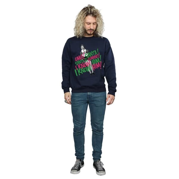 Elf Mens Santa´s Coming Sweatshirt
