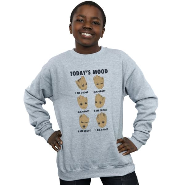 Marvel Boys Guardians Of The Galaxy Groot Today´s Mood Sweatshirt