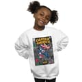 Miniatyrbild 2 av 3: Marvel Sweatshirt med omslag från albumutgåvan av Captain America för flickor