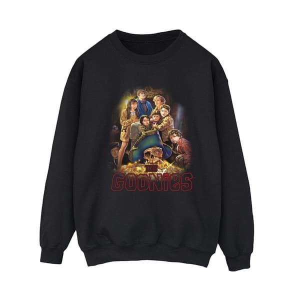 The Goonies Sweatshirt med familjeaffisch för kvinnor/damer Black L