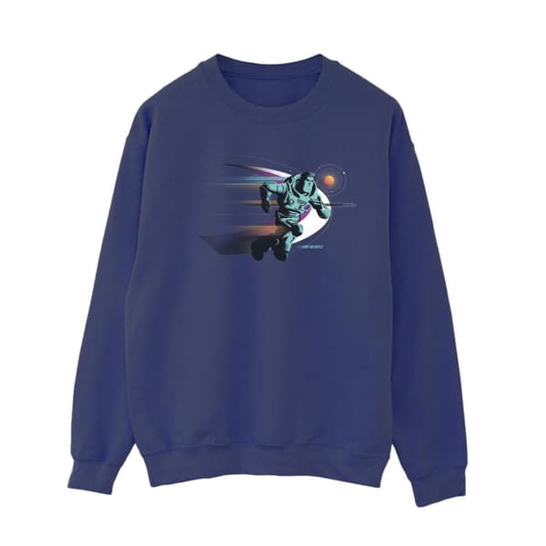 Disney Dam/Tjej Lightyear Running Buzz Sweatshirt Navy Blue XL