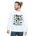 Miniatyrbild 2 av 5: Elf Sweatshirt med infografisk affisch för herrar