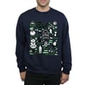 Miniatyrbild 3 av 5: Elf Sweatshirt med infografisk affisch för herrar