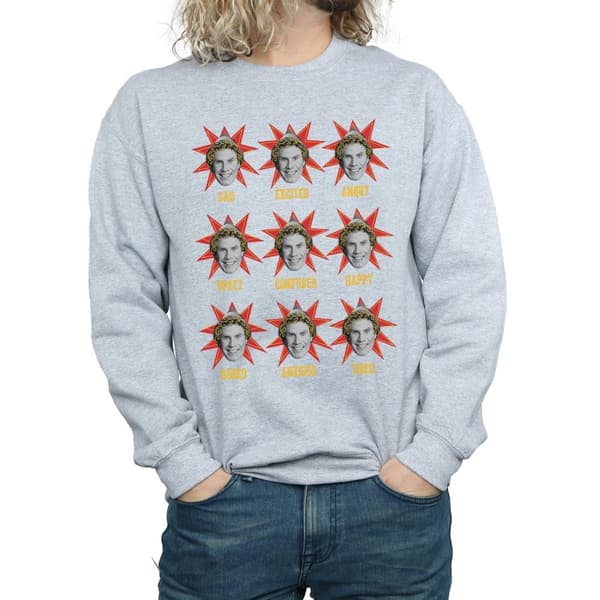 Elf Mens Buddy Moods Sweatshirt