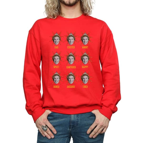 Elf Mens Buddy Moods Sweatshirt