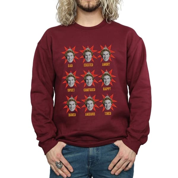 Elf Mens Buddy Moods Sweatshirt