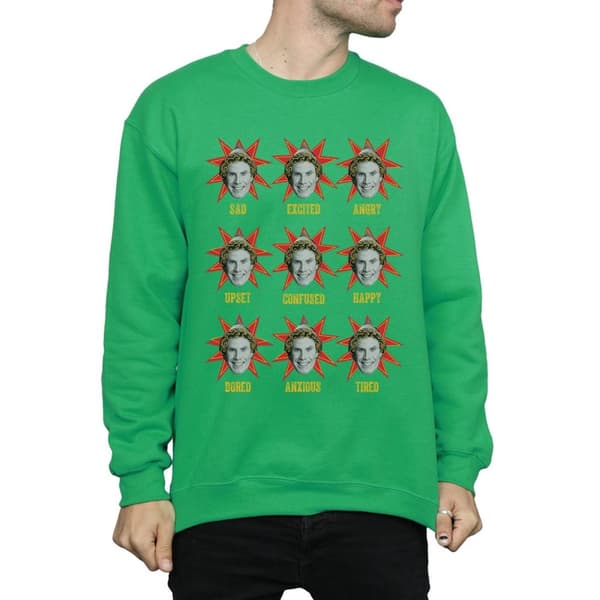 Elf Mens Buddy Moods Sweatshirt
