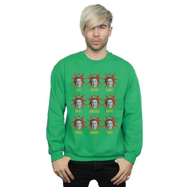 Elf Mens Buddy Moods Sweatshirt