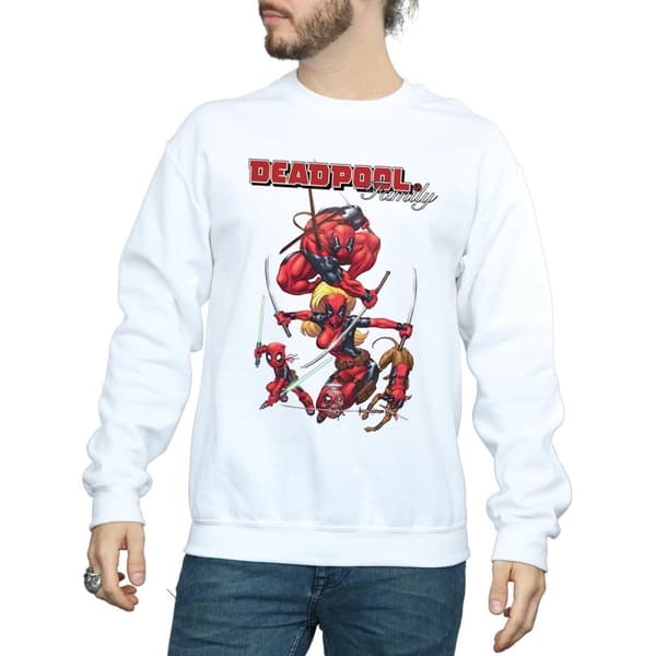 Marvel Mens Deadpool Family Sweatshirt