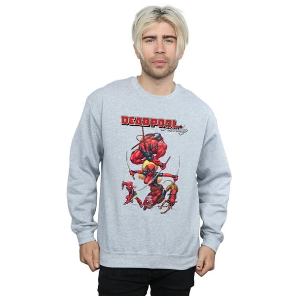 Marvel Mens Deadpool Family Sweatshirt