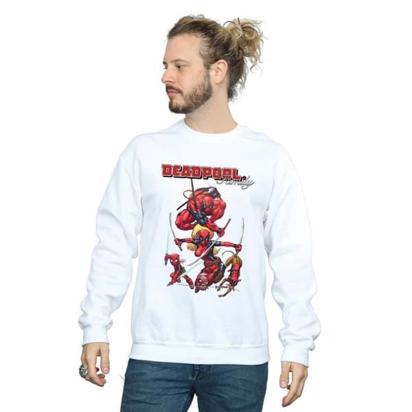 Marvel Mens Deadpool Family Sweatshirt