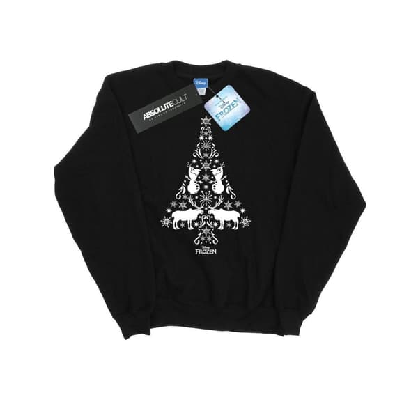 Disney Mens Frozen Christmas Tree Sweatshirt
