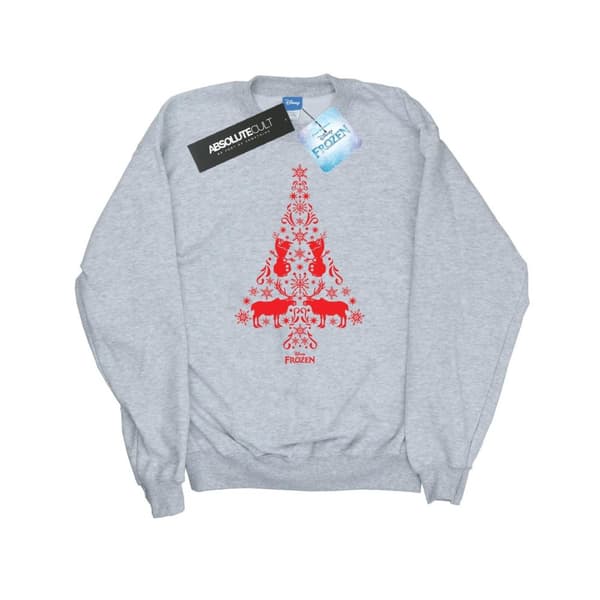 Disney Mens Frozen Christmas Tree Sweatshirt