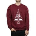 Miniatyrbilde 3 av 5: Disney Mens Frozen Christmas Tree Sweatshirt