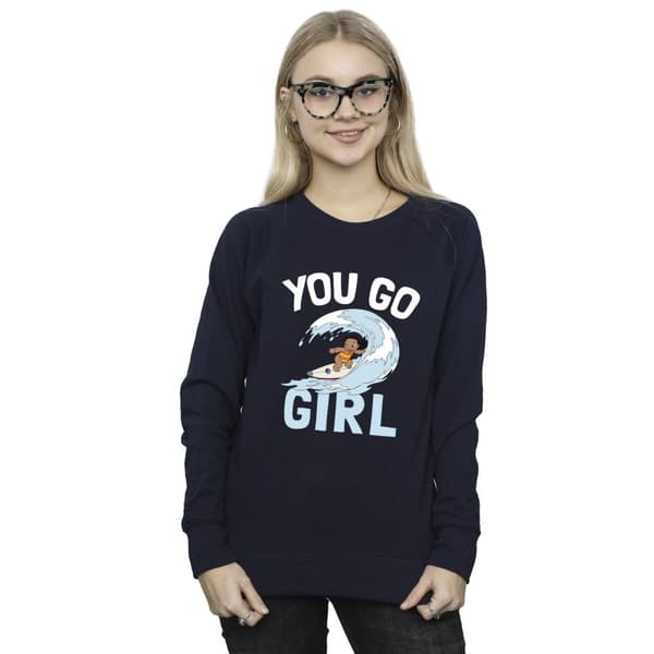 Disney Dam/Tjej Lilo And Stitch You Go Girl Sweatshirt