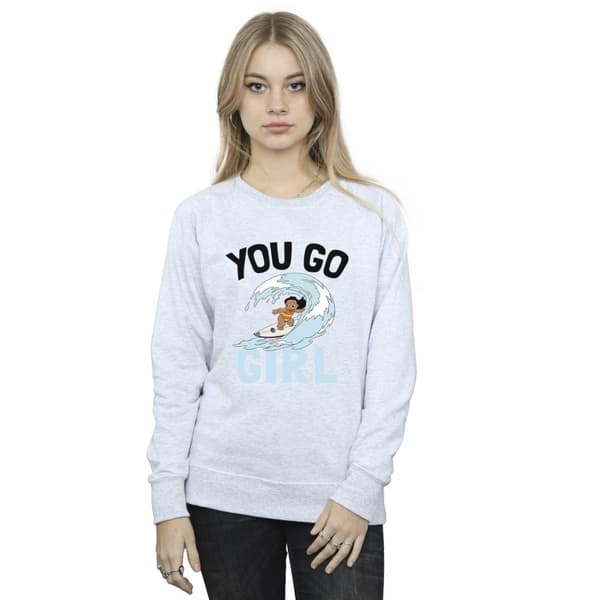Disney Dam/Tjej Lilo And Stitch You Go Girl Sweatshirt