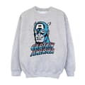 Miniatyrbilde 1 av 4: Marvel Womens/Ladies Captain America Distressed Sweatshirt