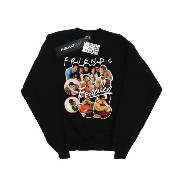 Friends Mens The One With All The Hugs Sweatshirt Black XL