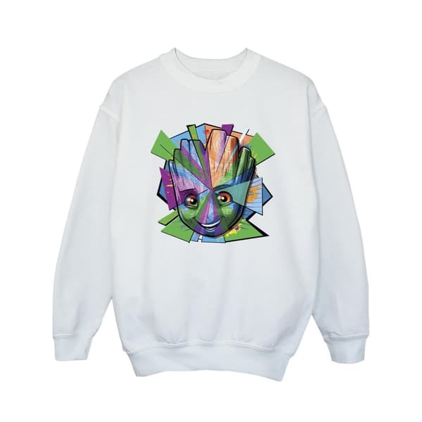 Marvel Girls Guardians Of The Galaxy Groot Shattered Sweatshirt