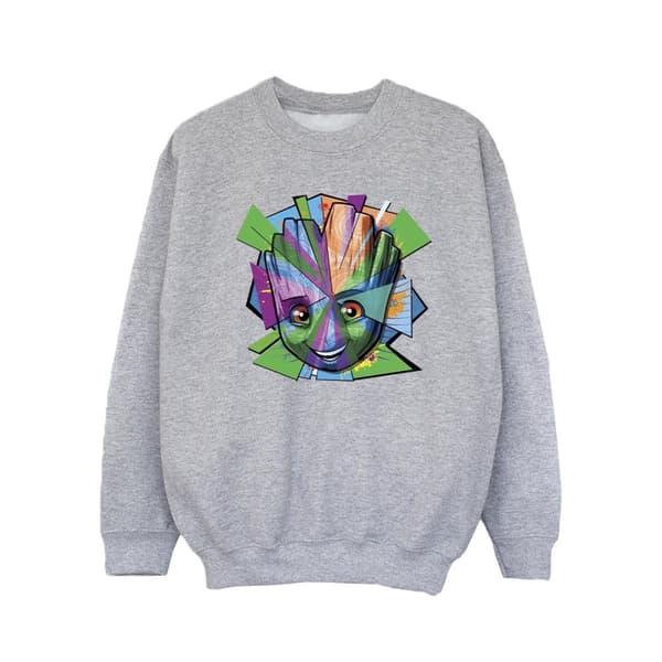 Marvel Girls Guardians Of The Galaxy Groot Shattered Sweatshirt