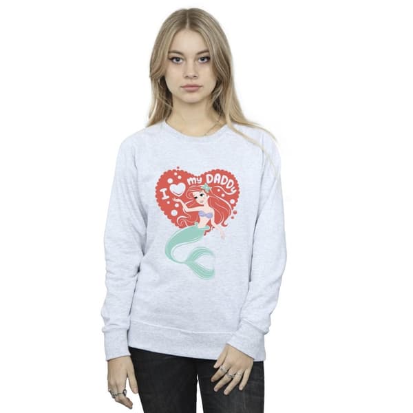 Disney Womens/Ladies The Little Mermaid Love Daddy Sweatshirt