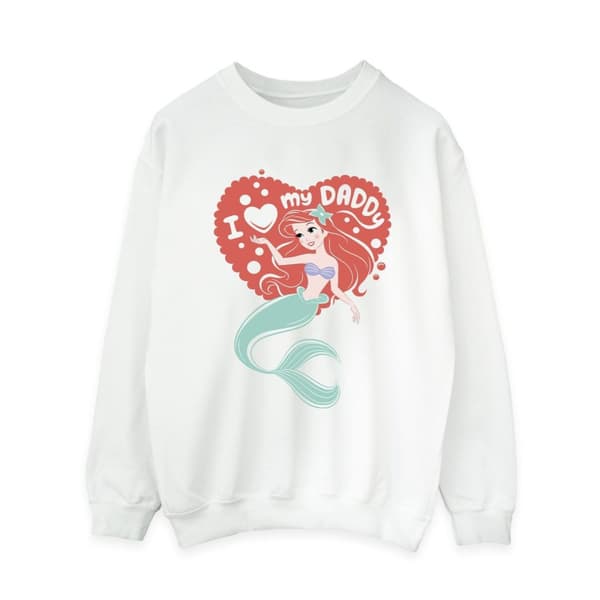 Disney Womens/Ladies The Little Mermaid Love Daddy Sweatshirt