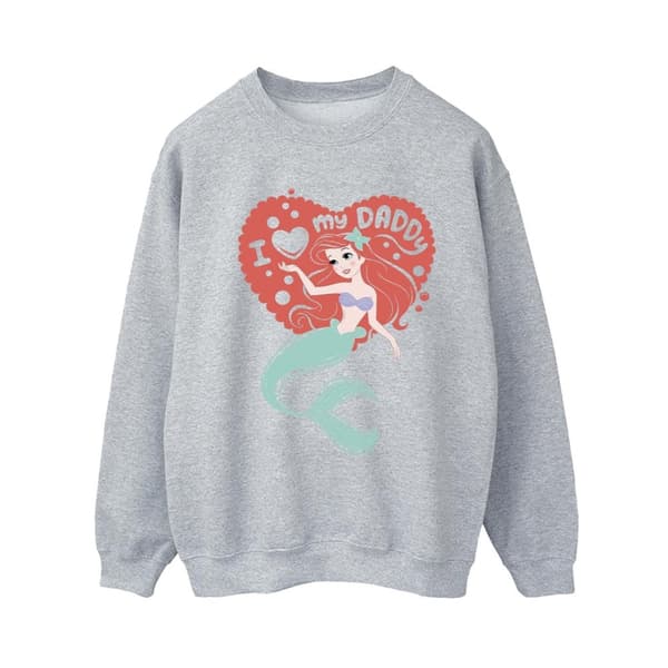 Disney Womens/Ladies The Little Mermaid Love Daddy Sweatshirt