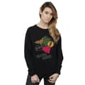 Miniatyrbild 2 av 3: DC Comics Dam/Tjej Justice League Spray Logos Sweatshirt