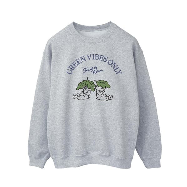Disney Mens Chip ´n Dale Green Vibes Only Sweatshirt