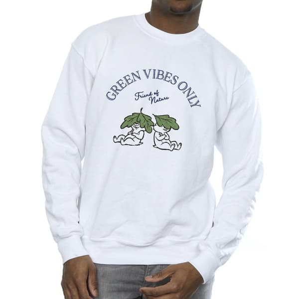 Disney Mens Chip ´n Dale Green Vibes Only Sweatshirt
