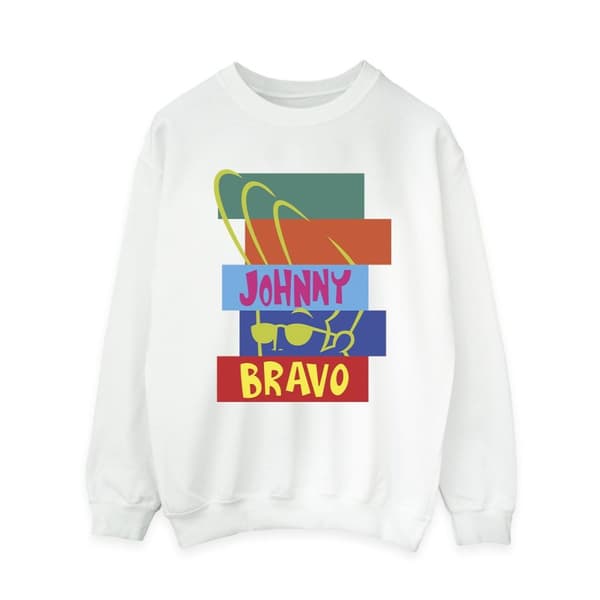 Johnny Bravo Rectangle Pop Art - Sweatshirt för kvinnor/damer