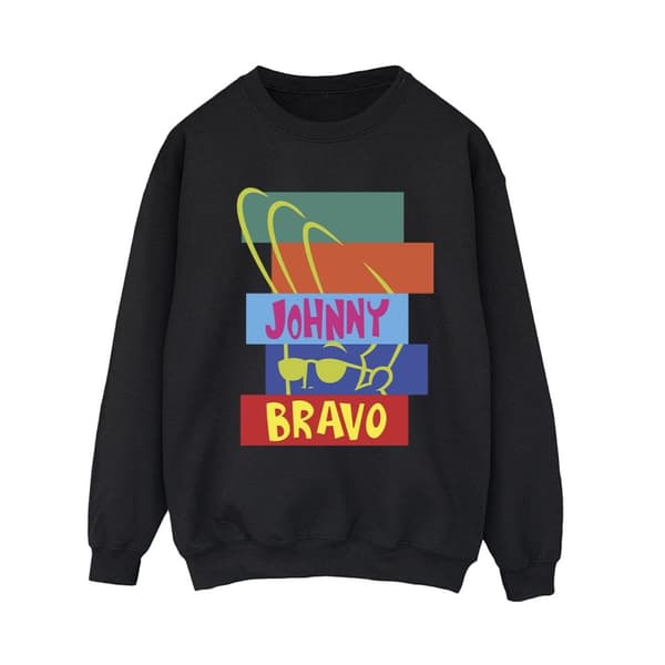 Johnny Bravo Rectangle Pop Art - Sweatshirt för kvinnor/damer